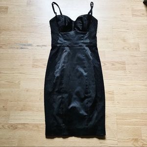 Guess Black Embroidered Dress
